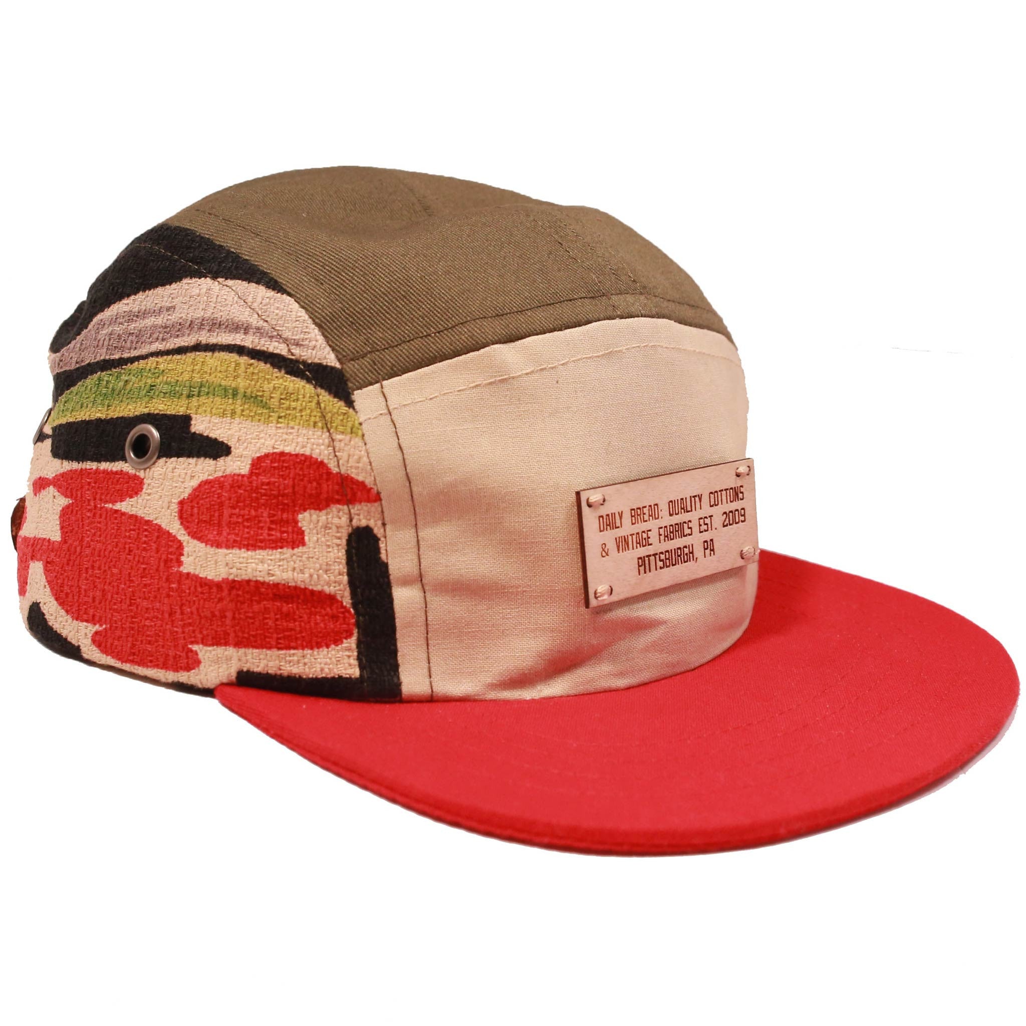 1970s Waverly / Briard Barkcloth 5 Panel - Daily Bread