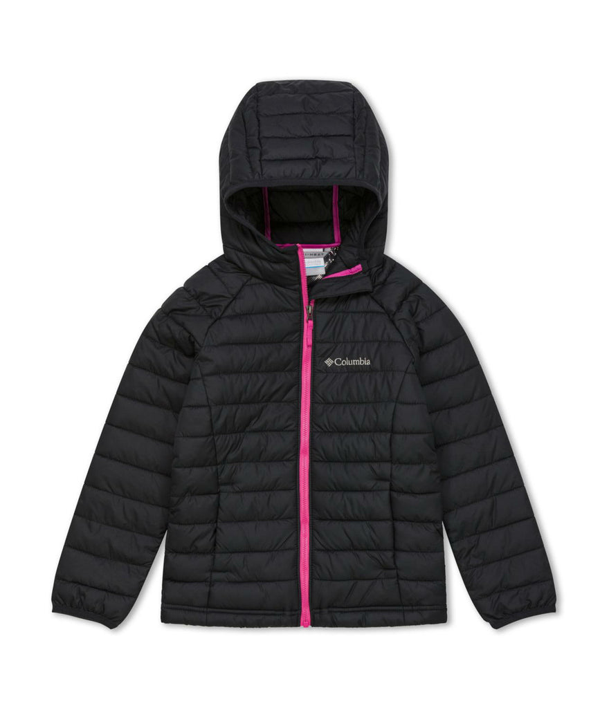 girls black hooded jacket