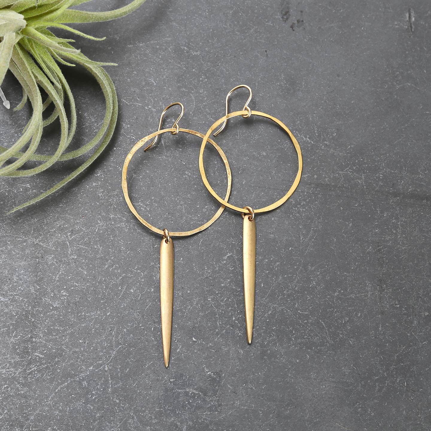 Hoop Blade Earrings