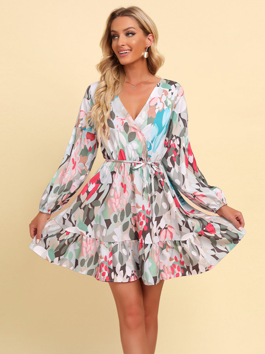 Printed Surplice Adjustable Spaghetti Strap Maxi Dress – Roots & Wings  Farmhouse Boutique