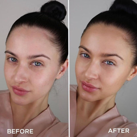 Tantouring | Contouring with False Tan Before & After | Dripping Gold