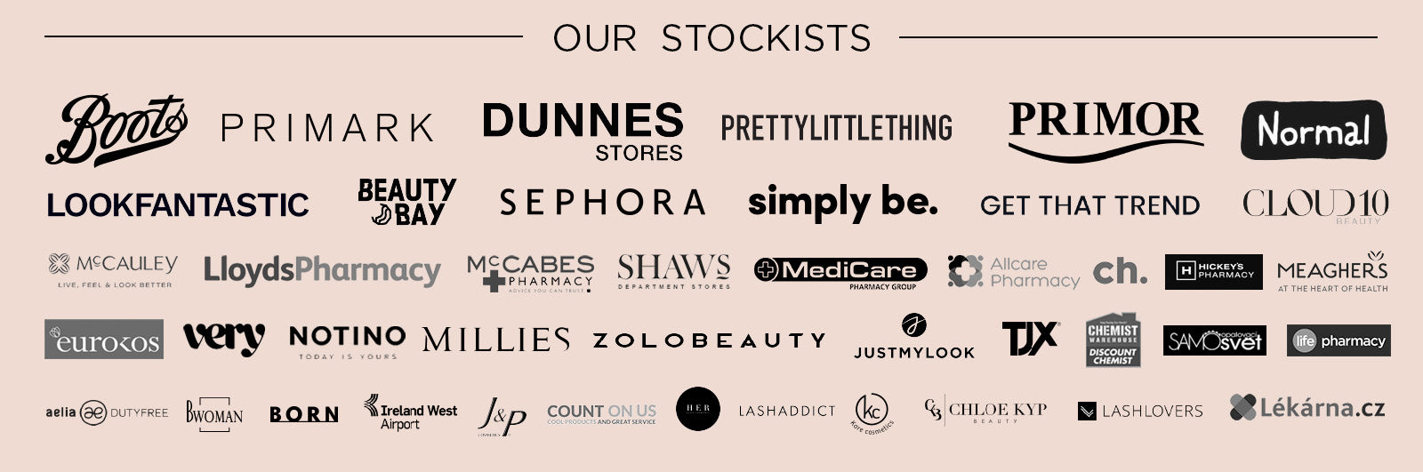 our stockists