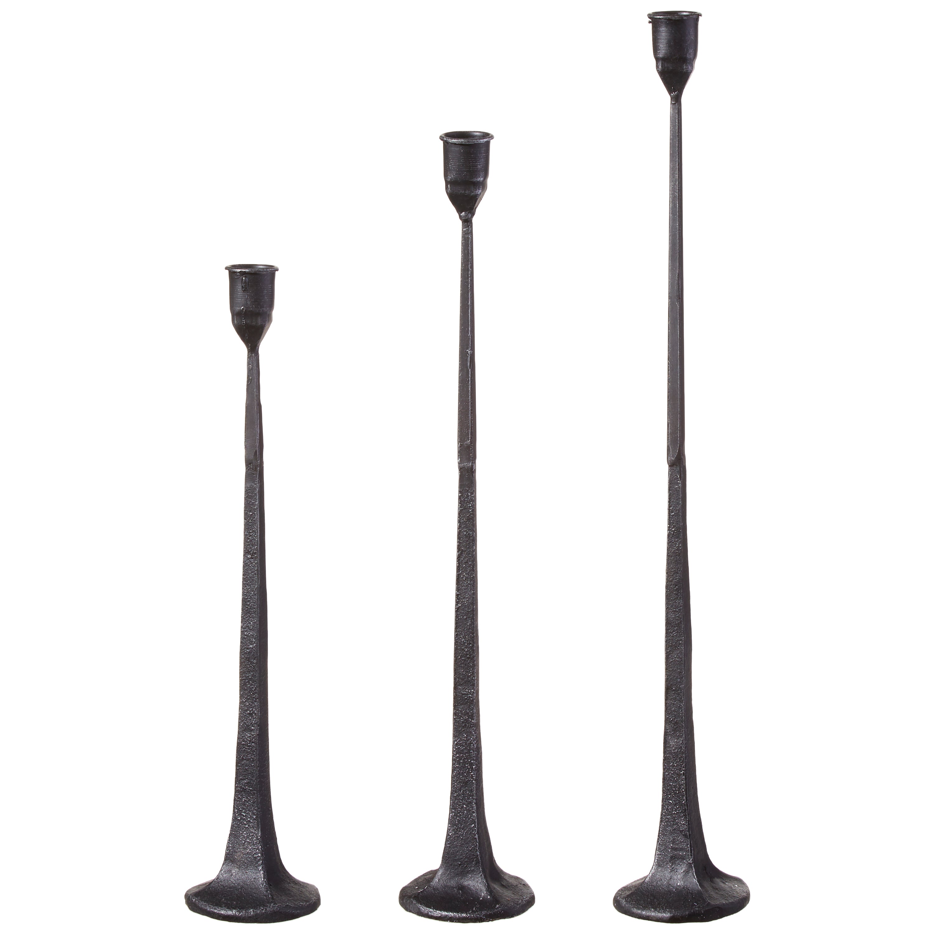 Black Iron Candlestick