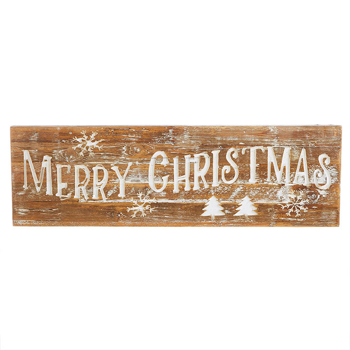 Merry Christmas Wood Sign