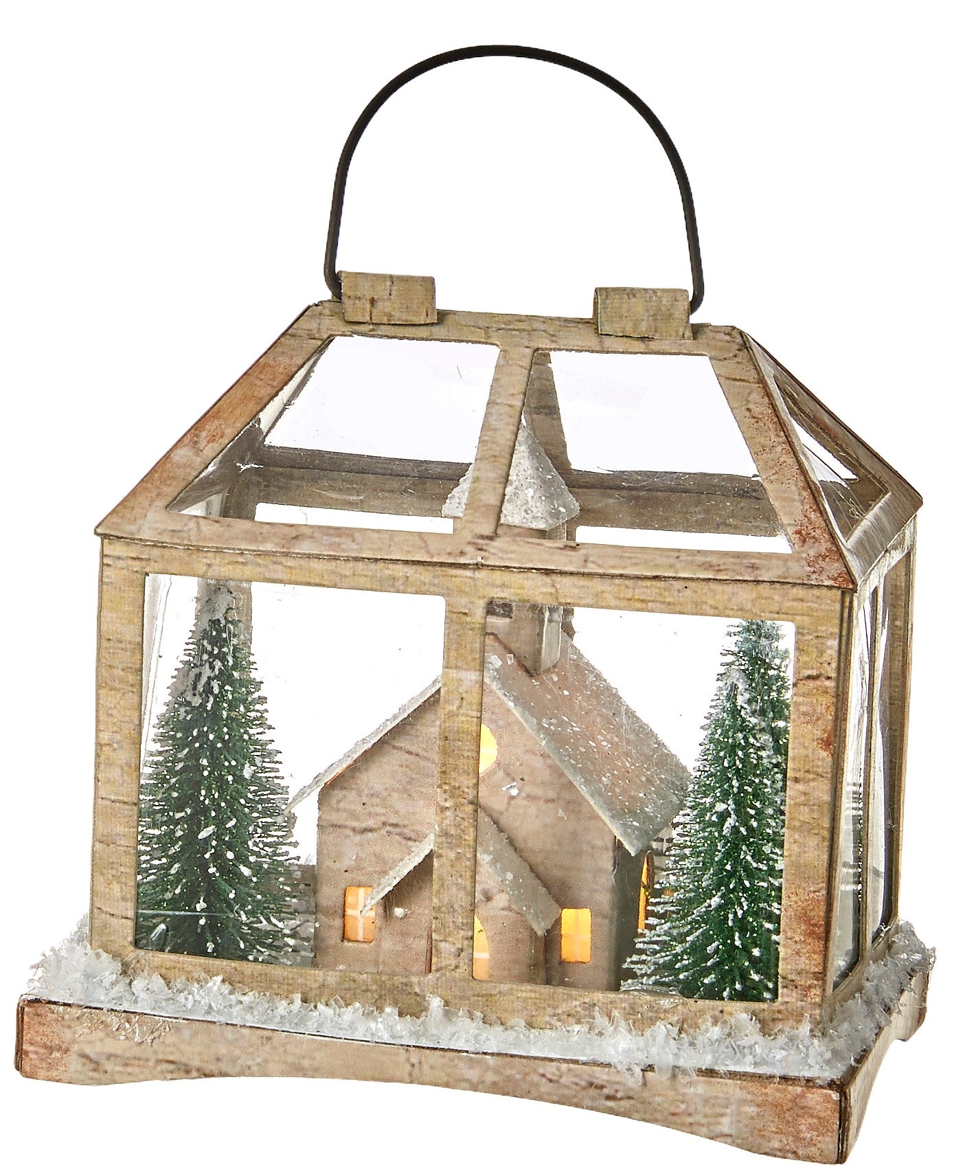 Snowy Terrarium Lighted Ornament