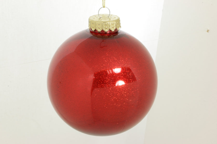 glitter ball christmas ornaments