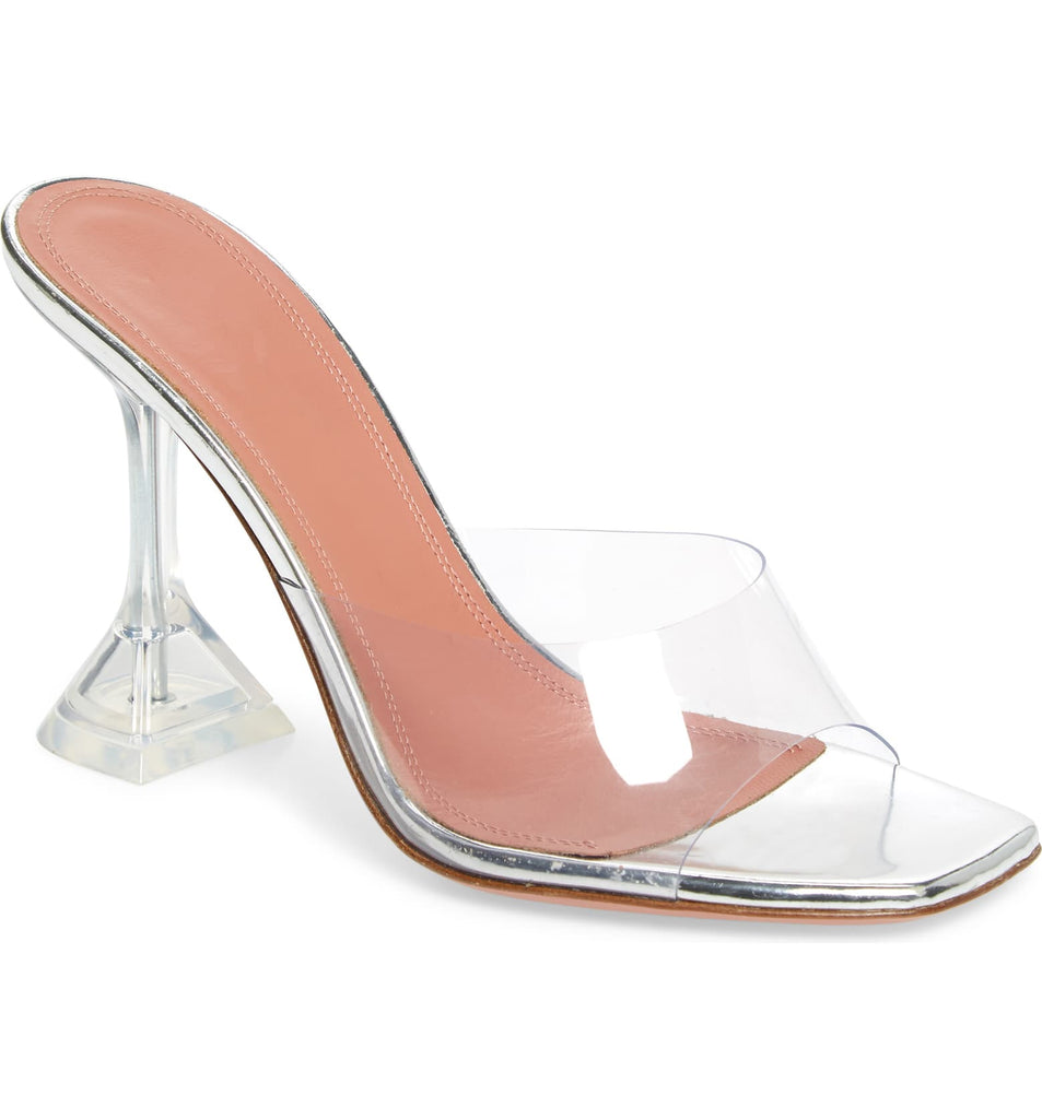 transparent mules