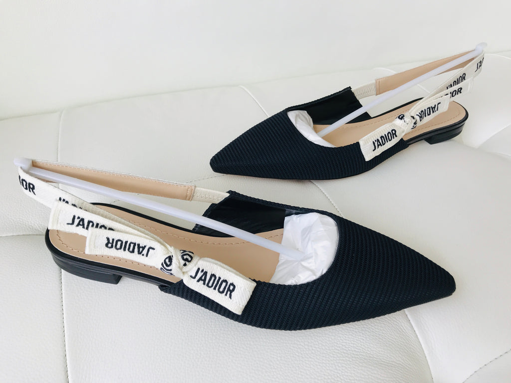 christian dior slingback flats