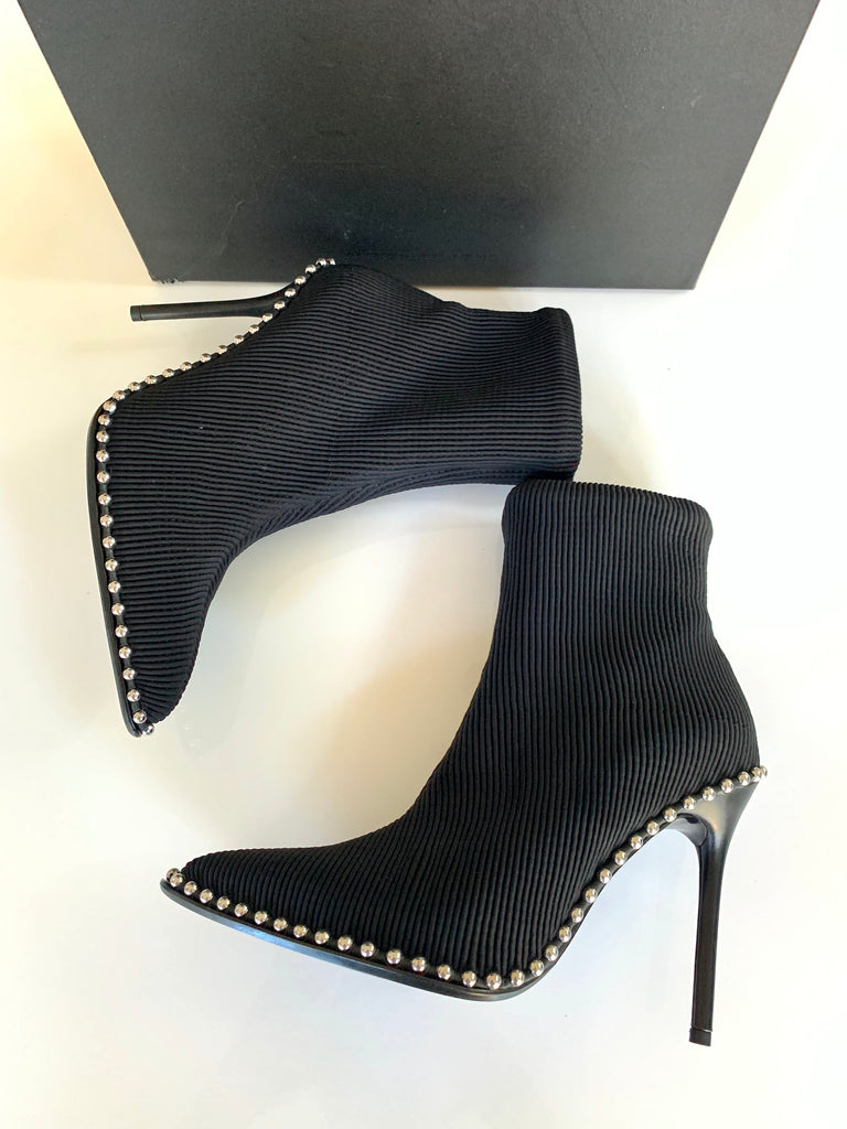 alexander wang studded ankle boots