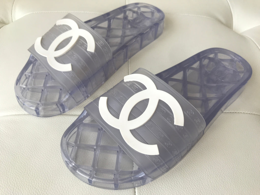 chanel pool shoes