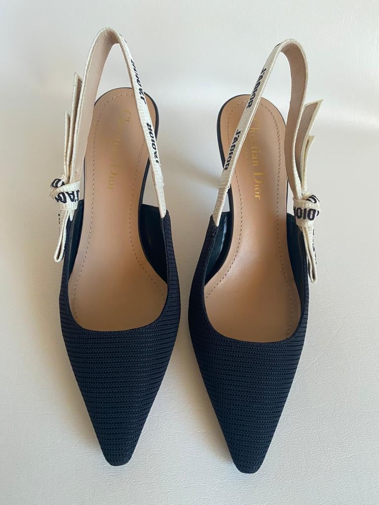 Dior Beige Patent Leather J'adior Slingback Sandals, Women's Fashion,  Footwear, Heels on Carousell