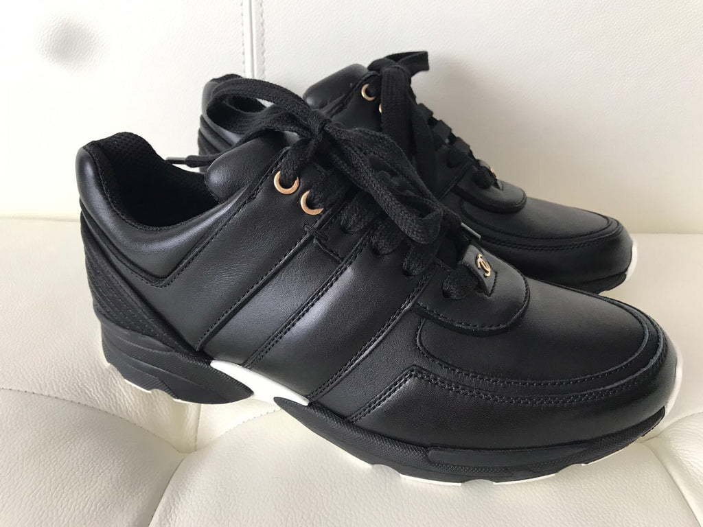 chanel cc logo trainers