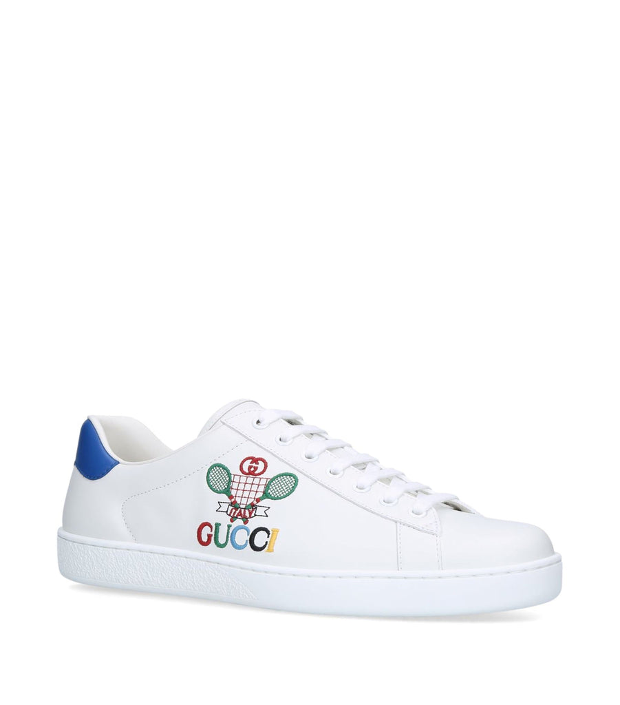 gucci sneakers white and blue