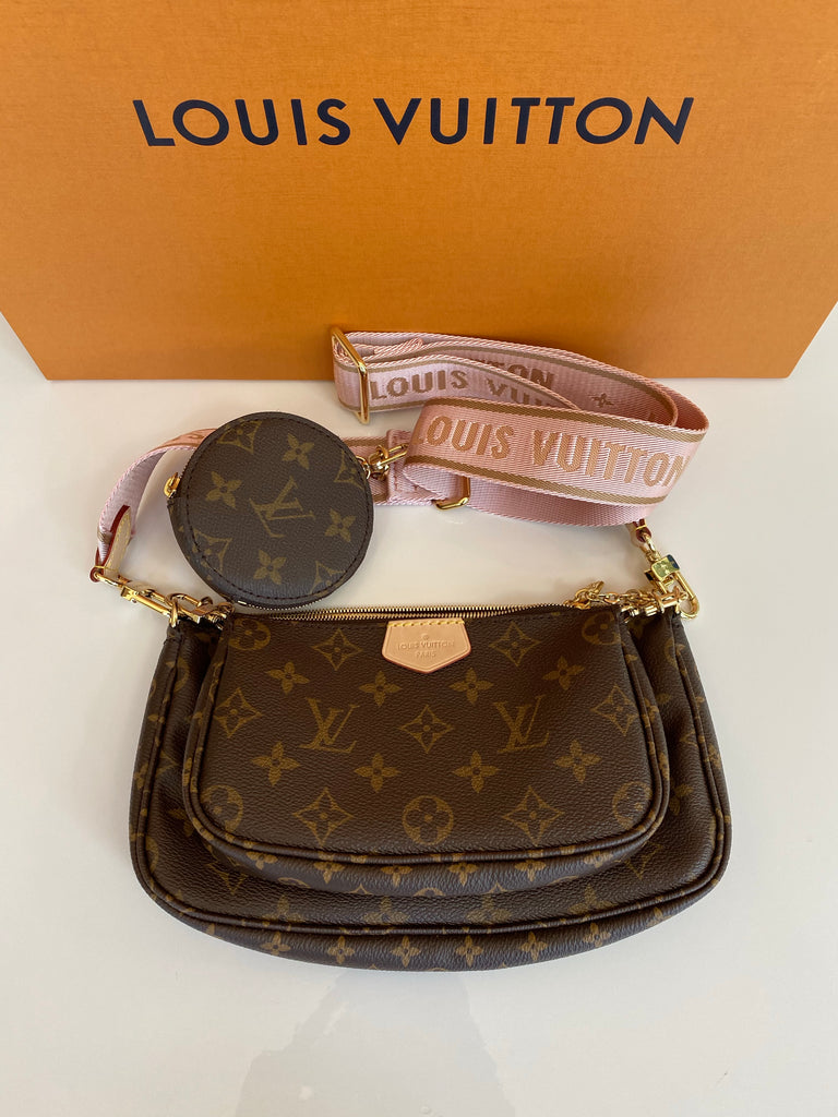 louis vuitton pink strap