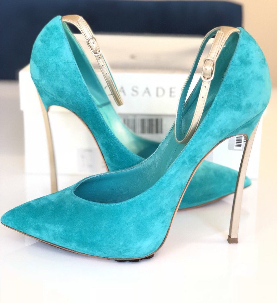 turquoise pumps