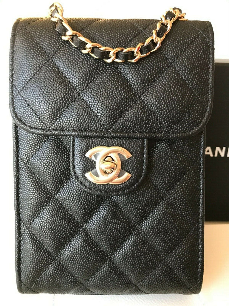 chanel phone bag with chain