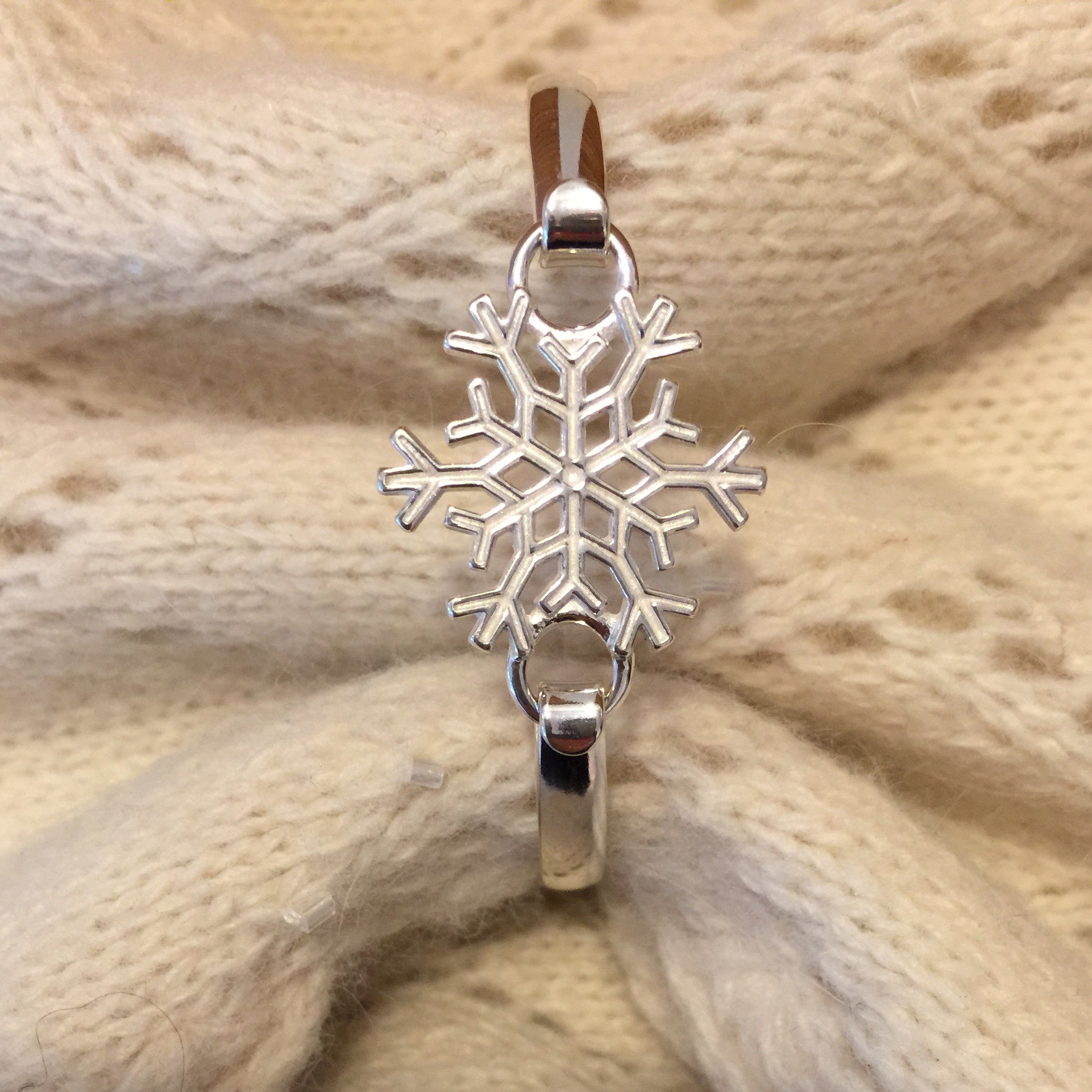 Sterling Silver Snowflake Swap Top