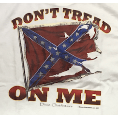Confederate Flag Don't Tread On Me T-Shirt – The Dixie Shop