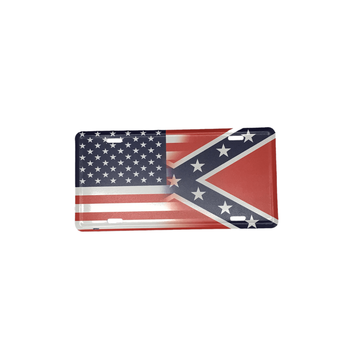 Rebel Confederate Flag License Plates Truck Accessories The Dixie   Confederate Transition Flag License Platelicense Platesthe Dixie Shop 14558451 720x 