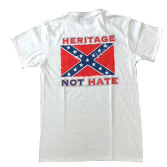 Heritage Not Hate Confederate Flag T-Shirt – The Dixie Shop