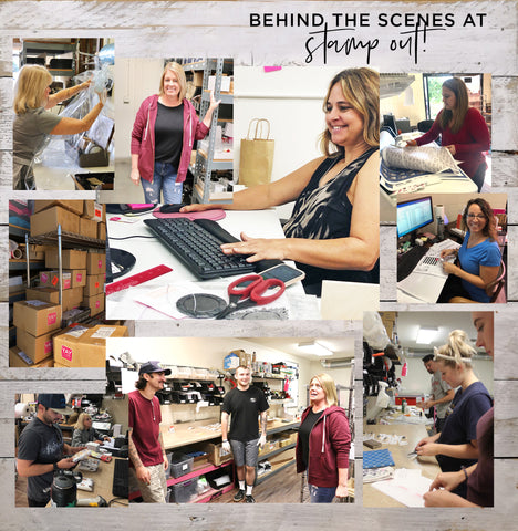 Behind the Scenes at Stamp Out