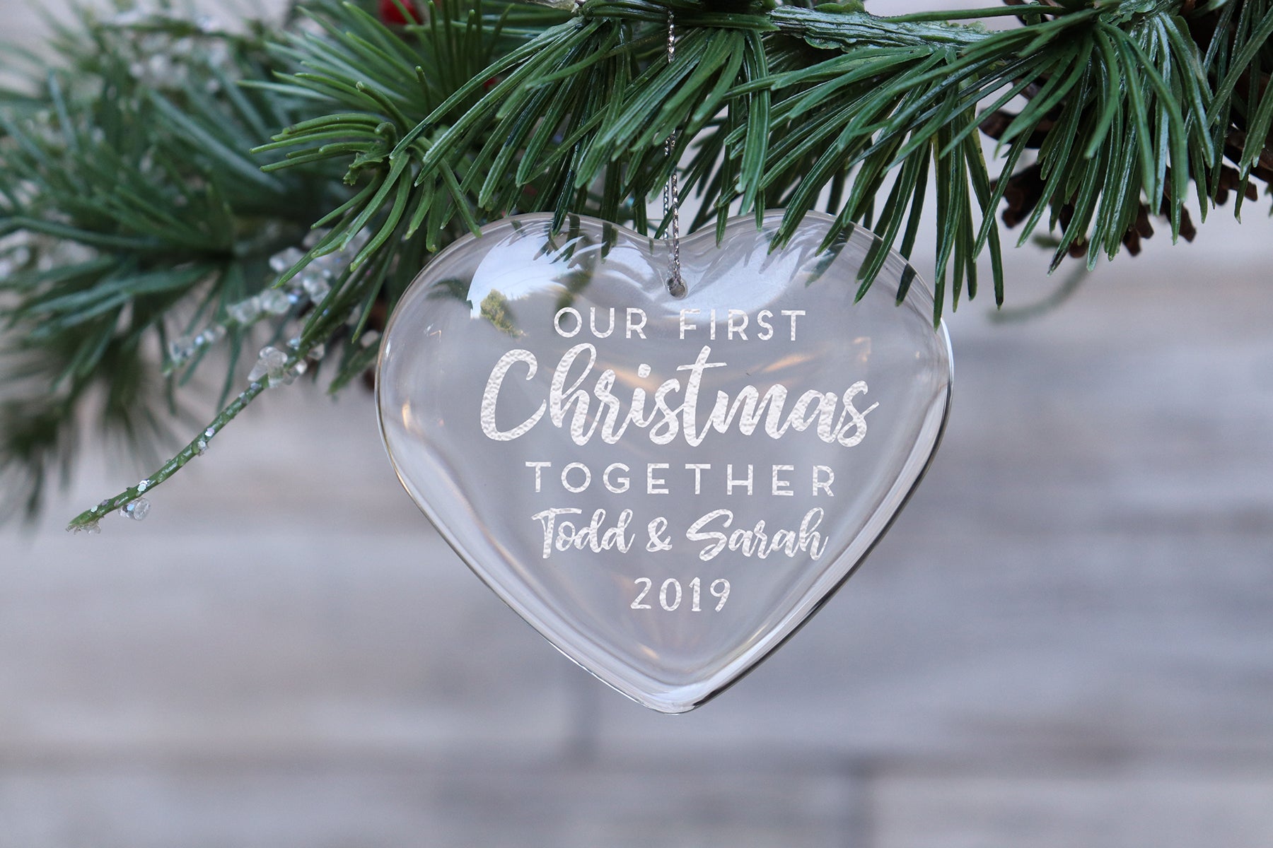 personalized glass ornaments