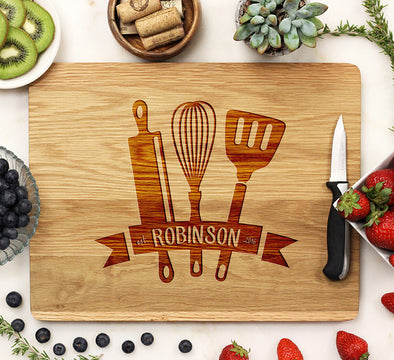 Funny Cook Cutting Board, Custom Engraved Cutting Board, Personalized –  Stamp Out