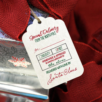 Personalised Gift Labels: Special Delivery From Santa Christmas