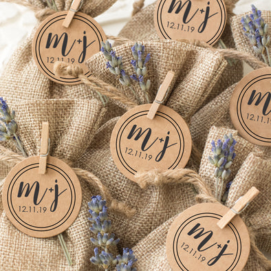 M and M Wedding Favor 