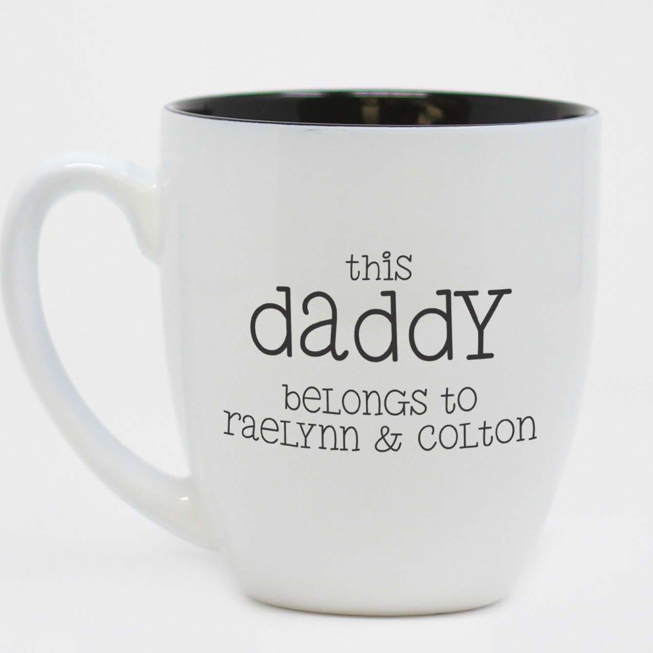 This Daddy Belongs To Coffee Mug 