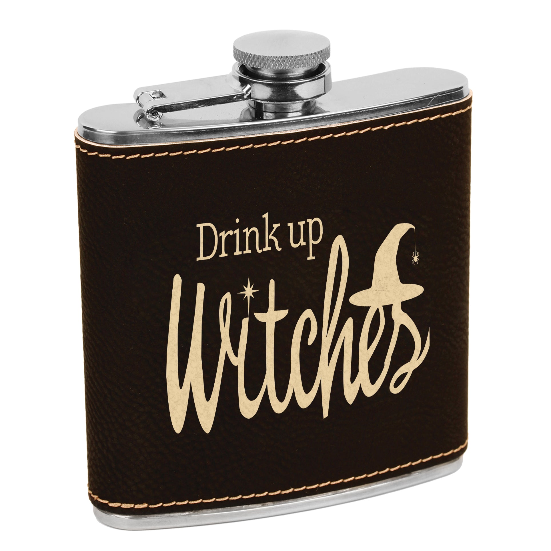 Drink up Witches Flask, Halloween Flask, Funny Halloween Flask, Silly ...