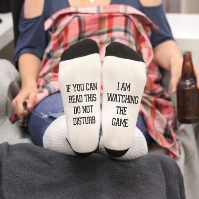 Socks with Sayings – Stamp Out