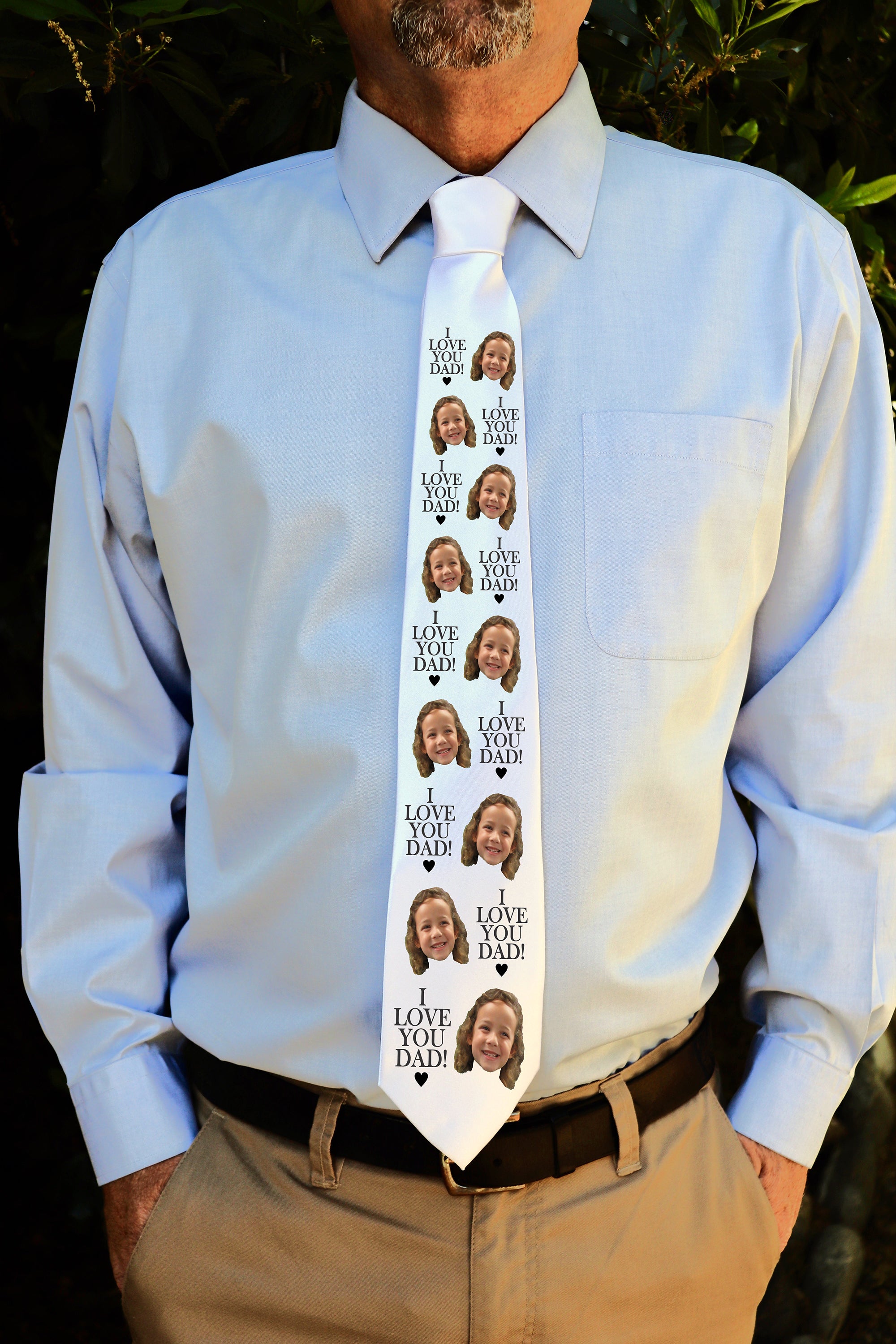 Photo Tie, Father's Day Tie, Dad Tie 