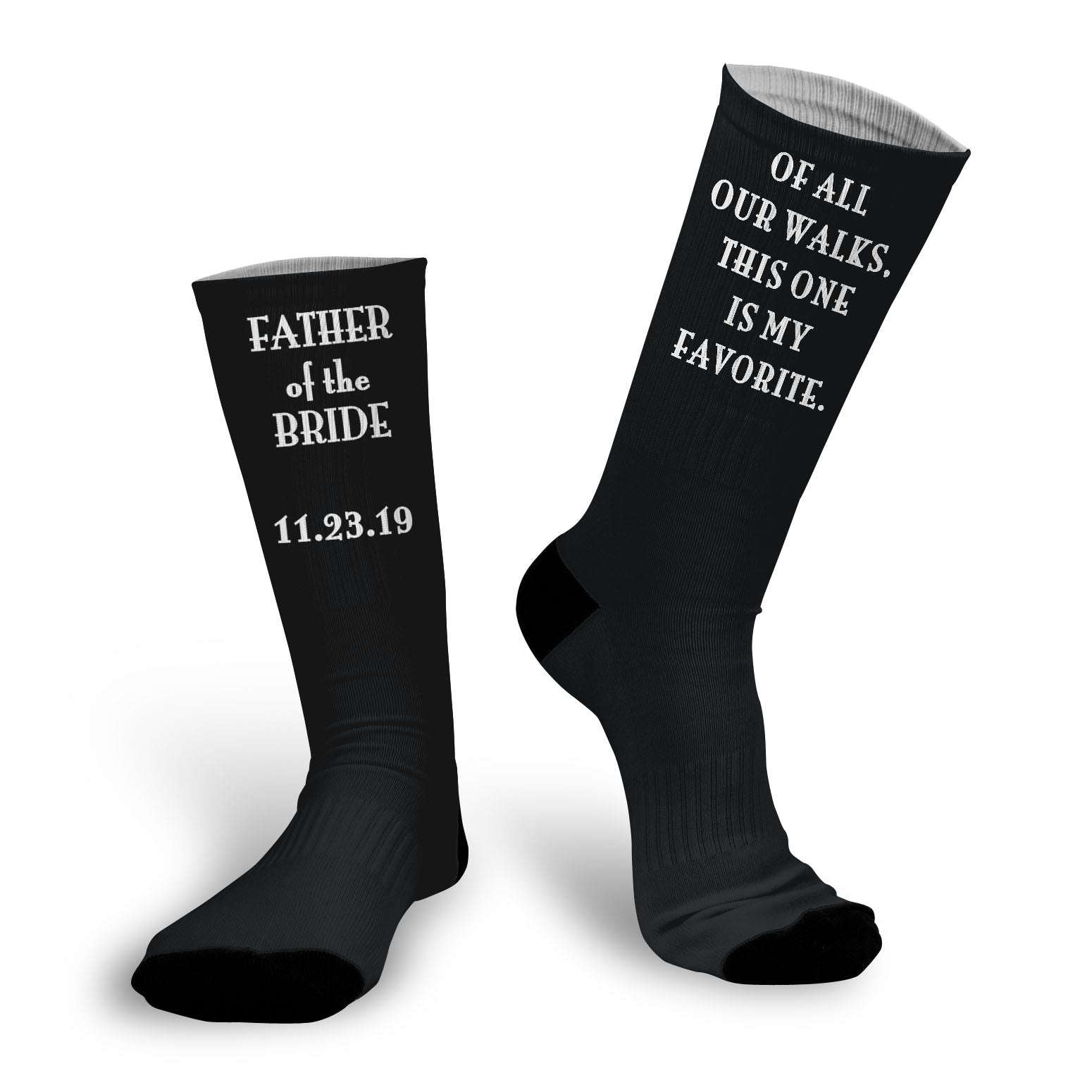 Father of the Bride Socks - Personalized | Stamp Out