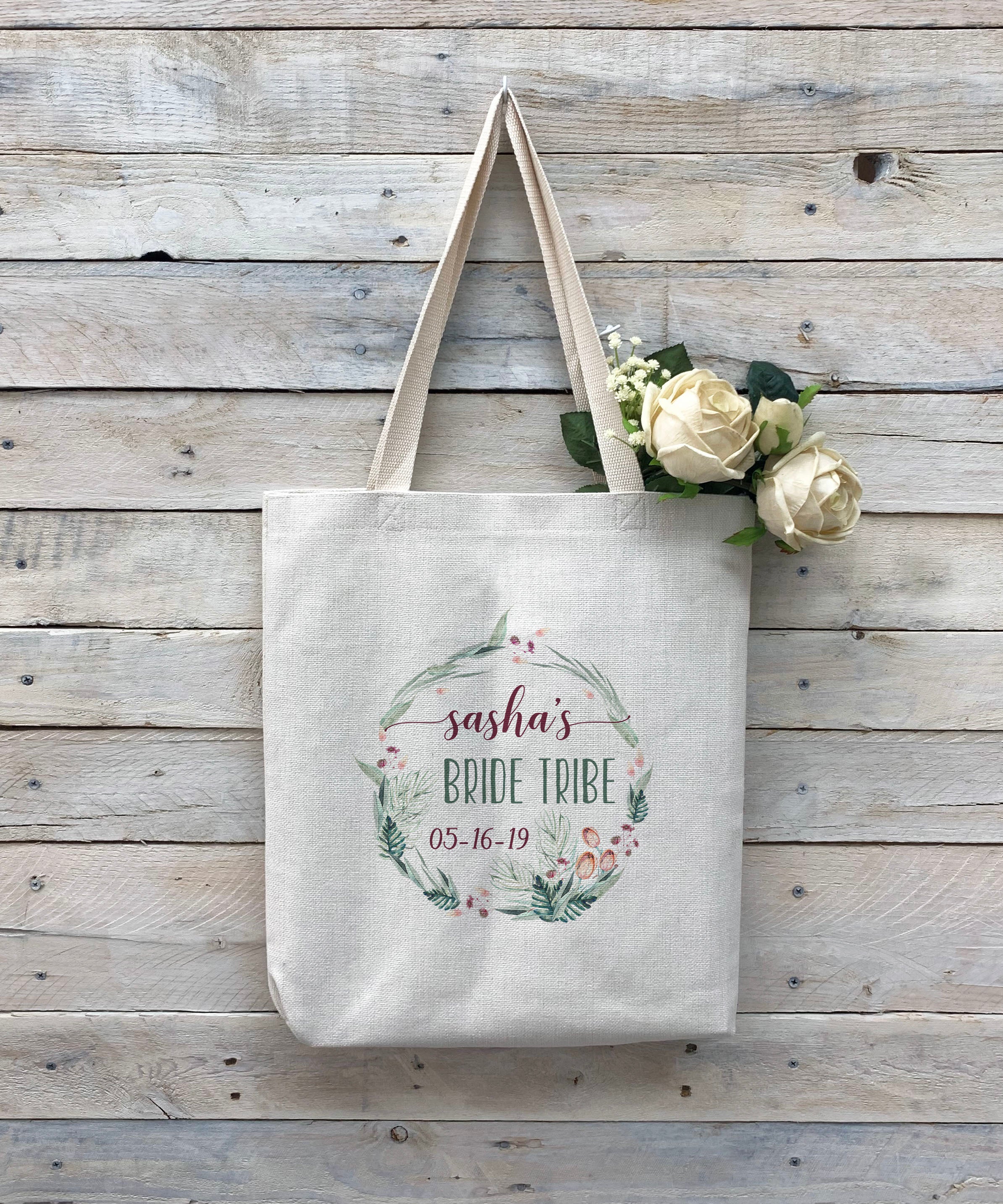 personalized bride to be bags