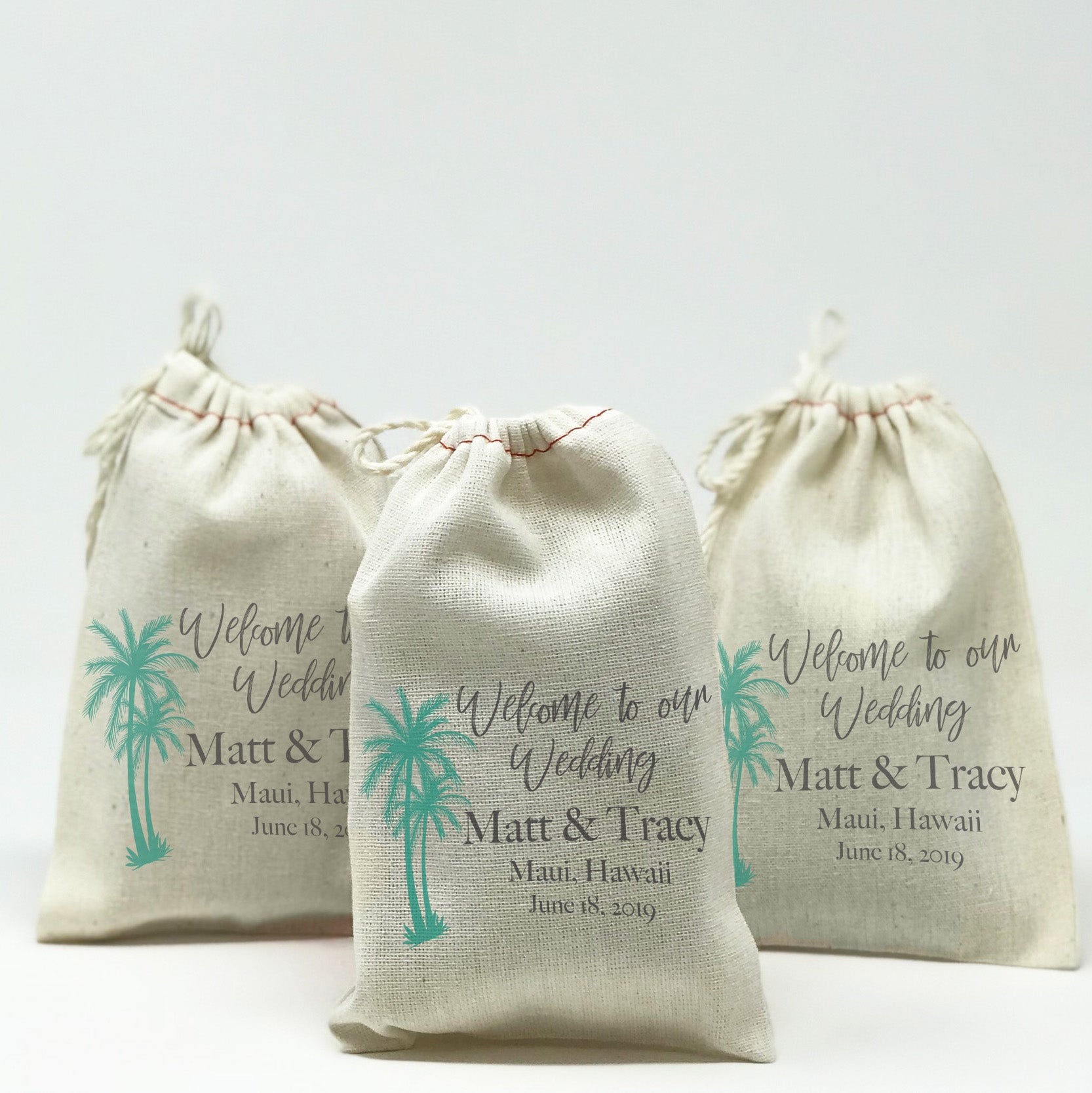 personalized wedding bags