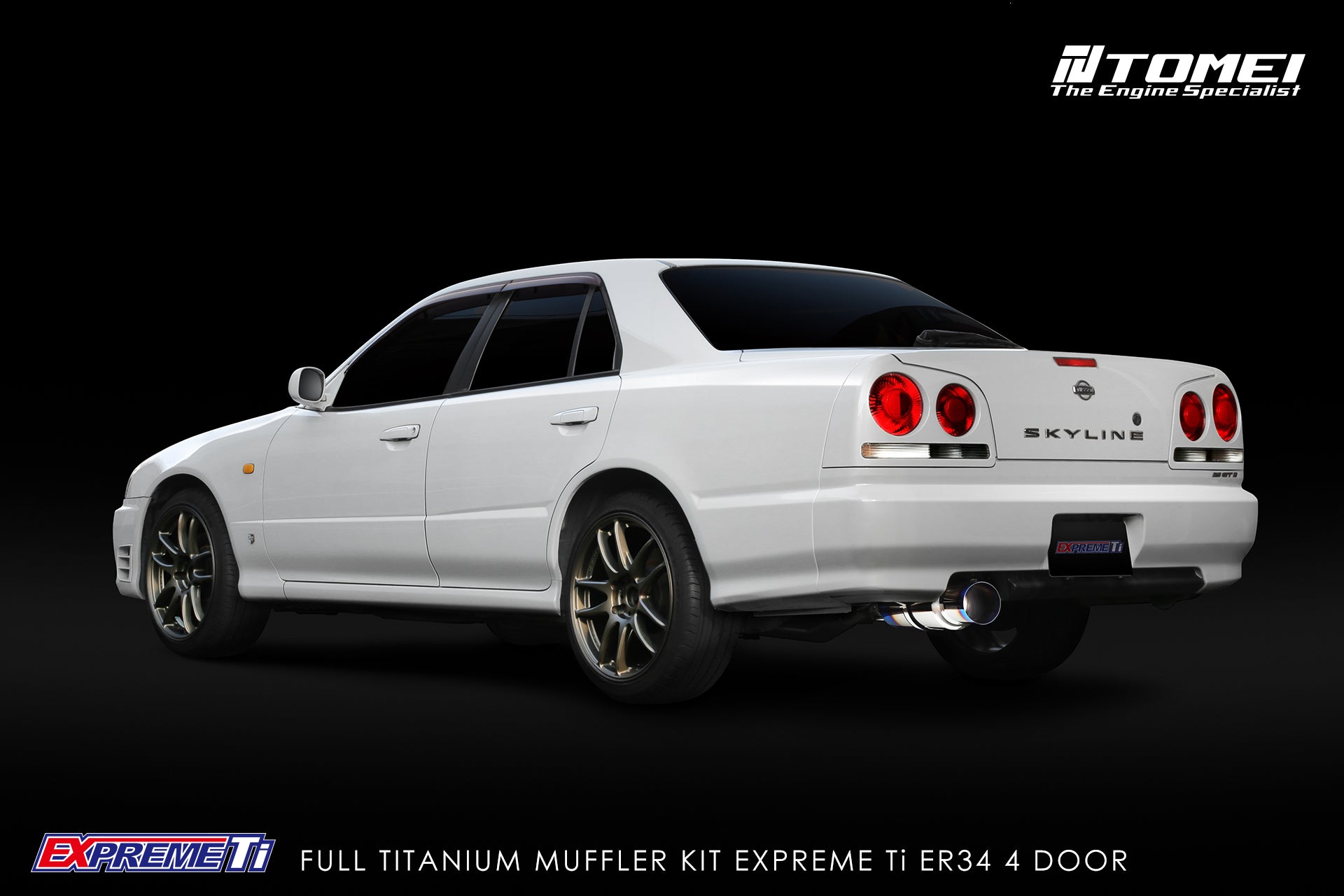 Tomei Expreme Titanium Exhaust System For Nissan Skyline Er34 25gt Tur Kuremotorsports