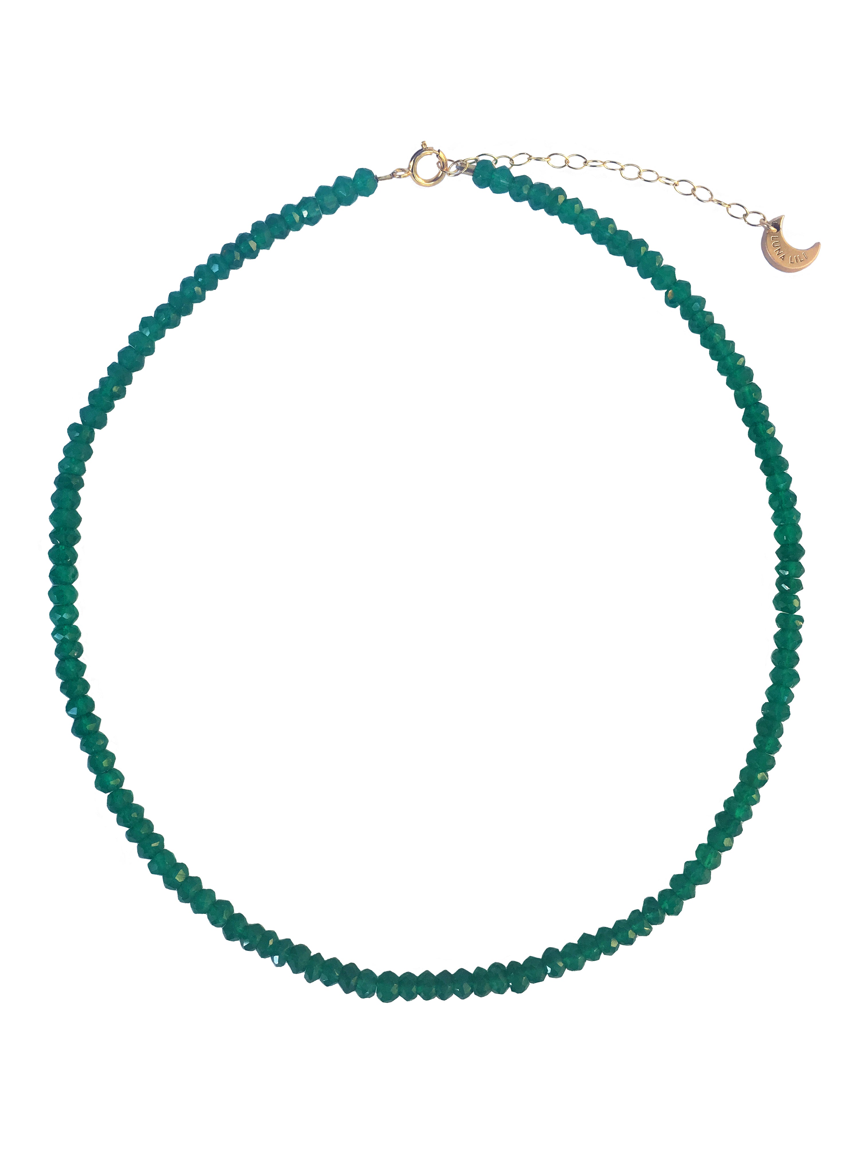 Green Onyx Bead Necklace