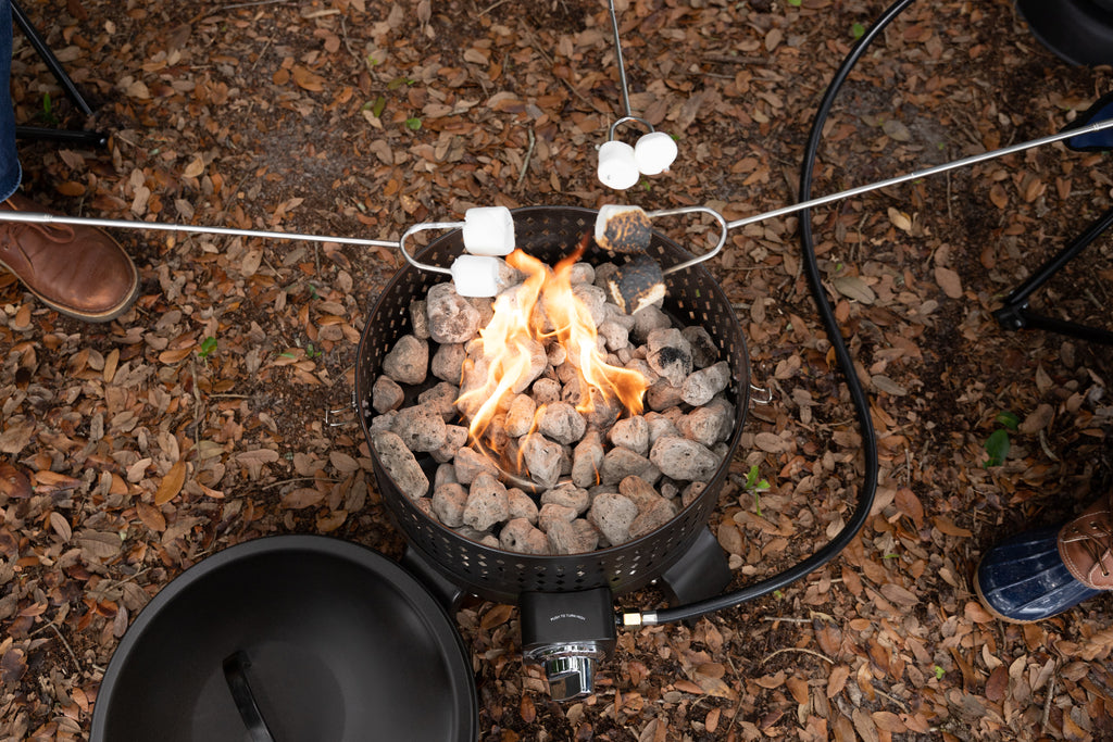 portable gas fire pit for camping