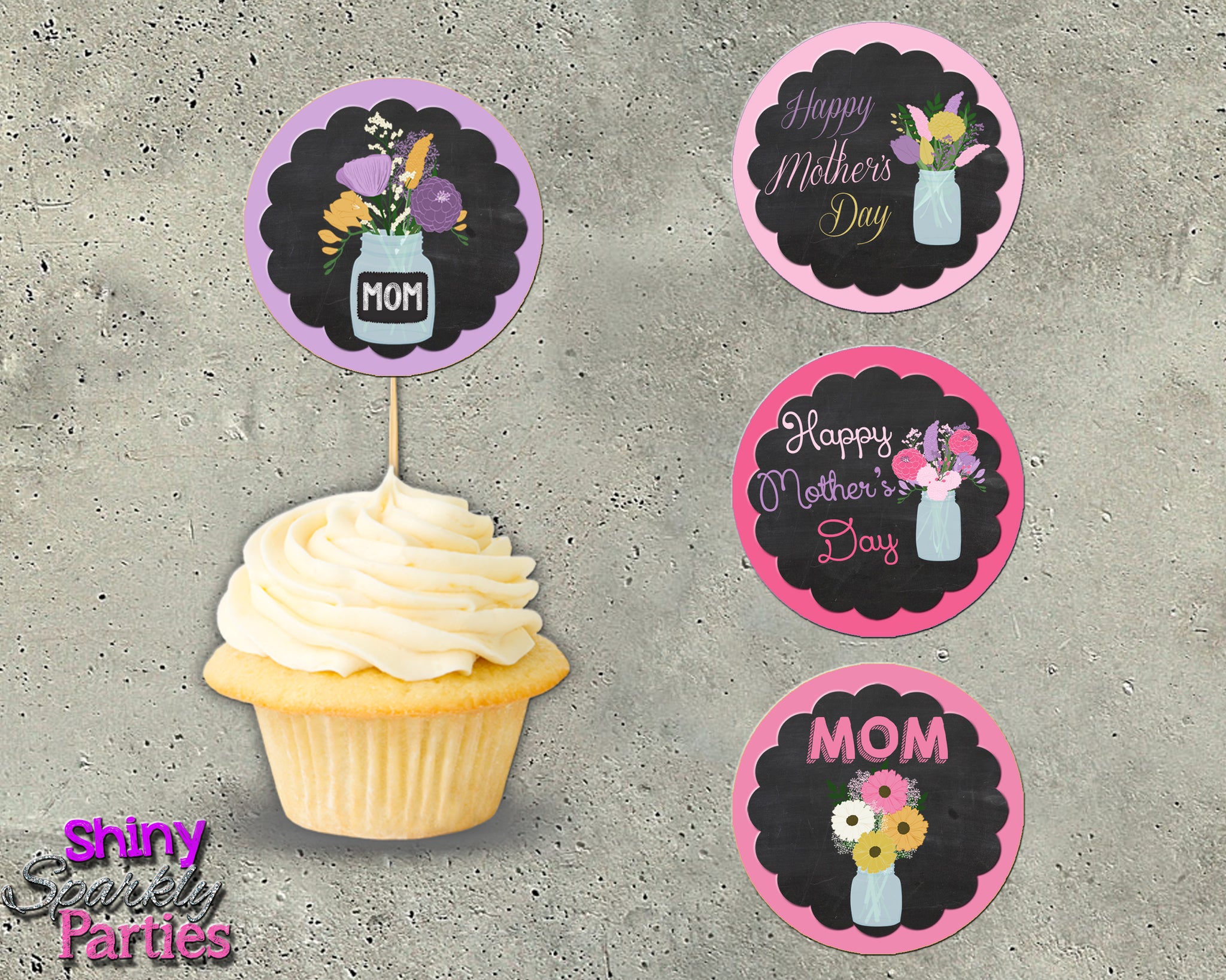 Download Free Svg Mom Birthday / Mother's Day Cake Topper File For ...