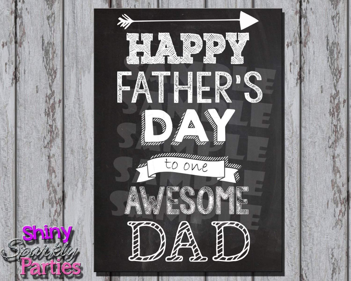 Chalkboard Father's Day Card - Forever Fab Boutique