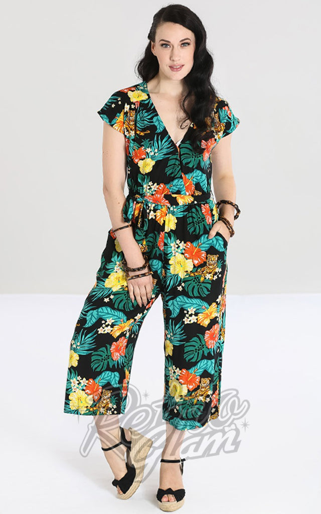 hell bunny pineapple jumpsuit