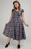 Collectif Dolores Doll Dress in Hocus Pocus Check