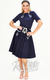 Voodoo Vixen Florence Anchor & Rope Flare Skirt