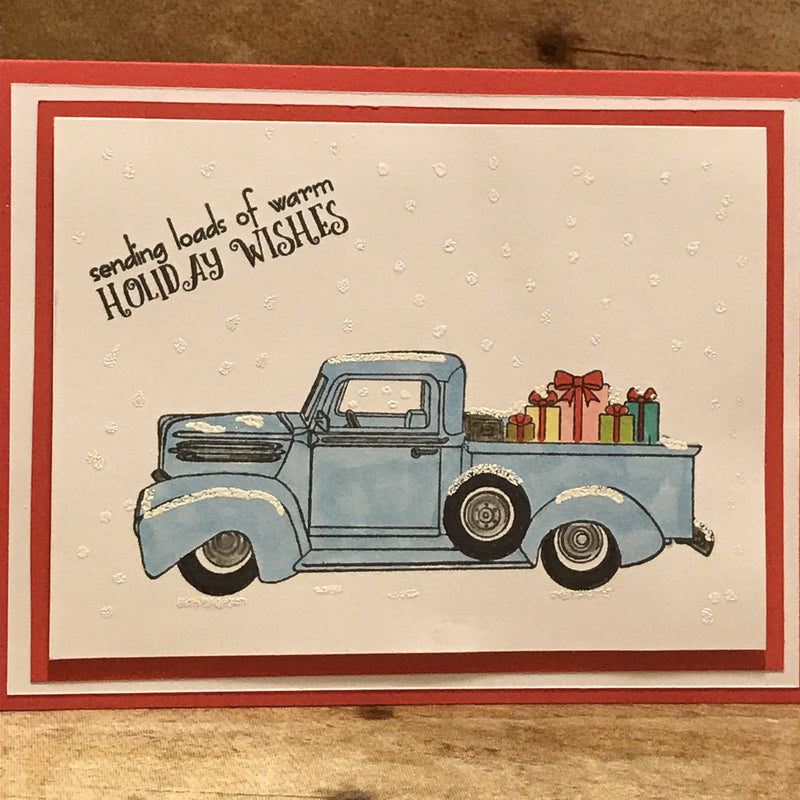 Truck Christmas Card