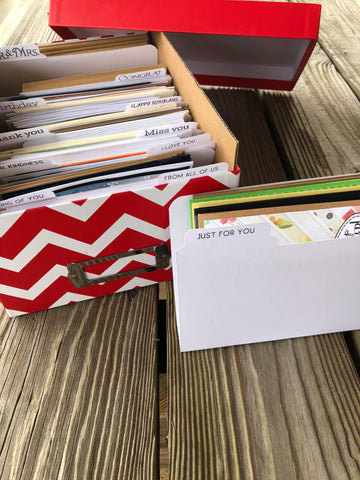 DIY: Greeting Card Organizer - Simply Organized