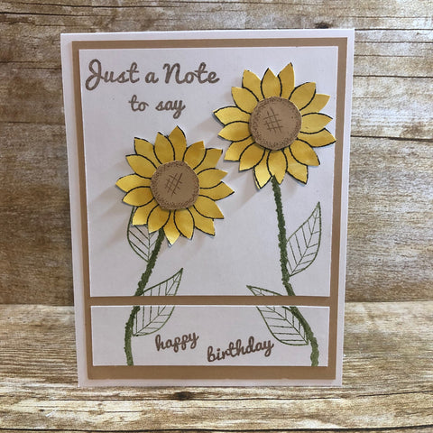 Sunflower Birthday Card - Maymay Made It