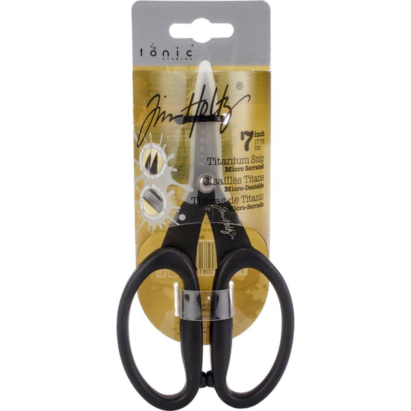 Tim Holtz Non-Stick Micro Serrated Mini Snips - 5