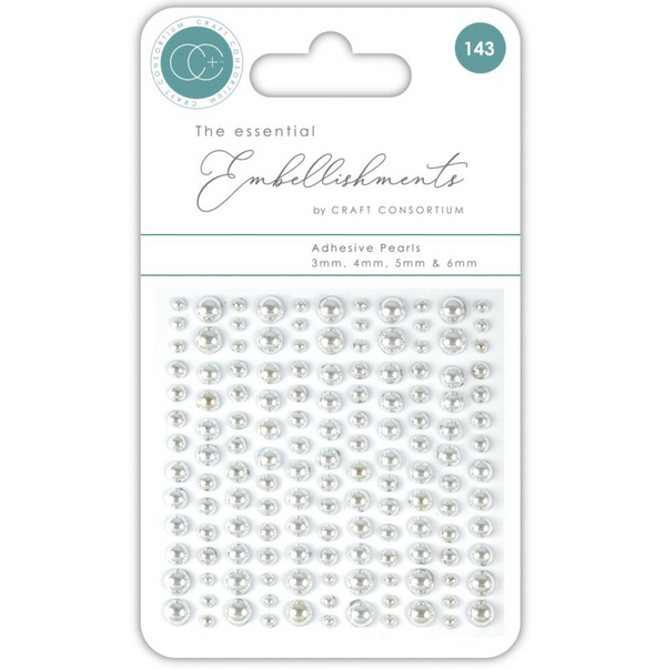 Craft Consortium Essential Adhesive Gold Pearls {G28}