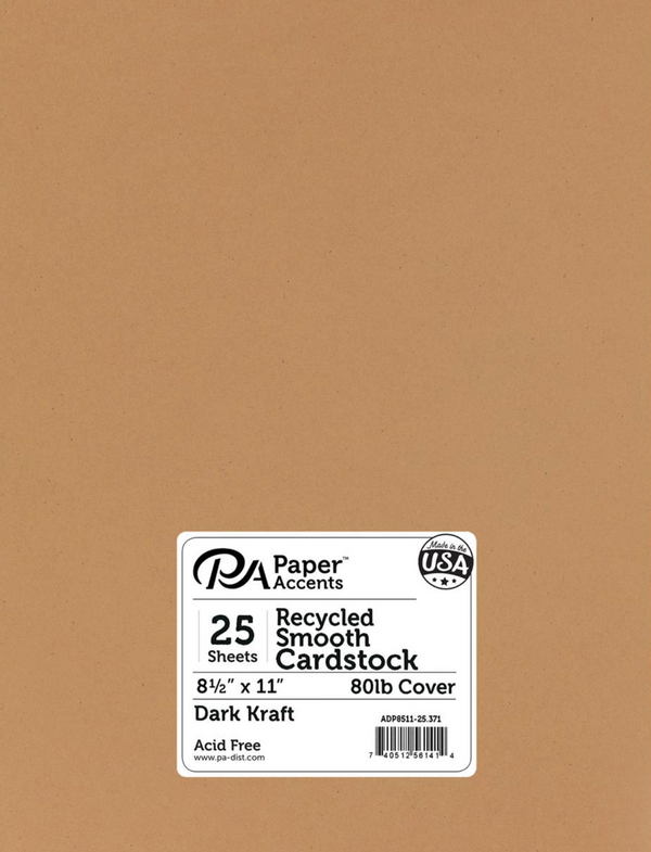 Paper Accents Cdstk Smooth 12x12 80lb Black